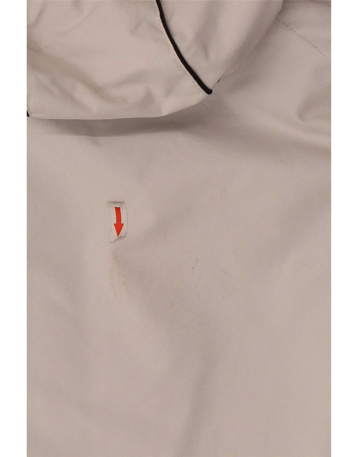Brugi Veste rembourrée à capuche pour femme UK 44 Medium Blanc Polyamide