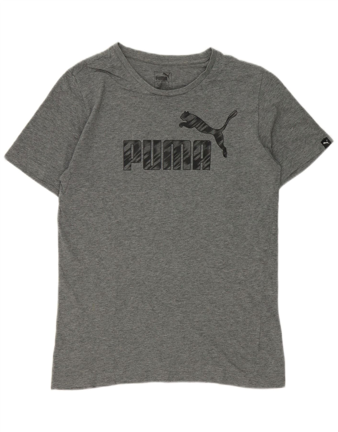 Puma T-Shirt Graphique Homme Petit Gris