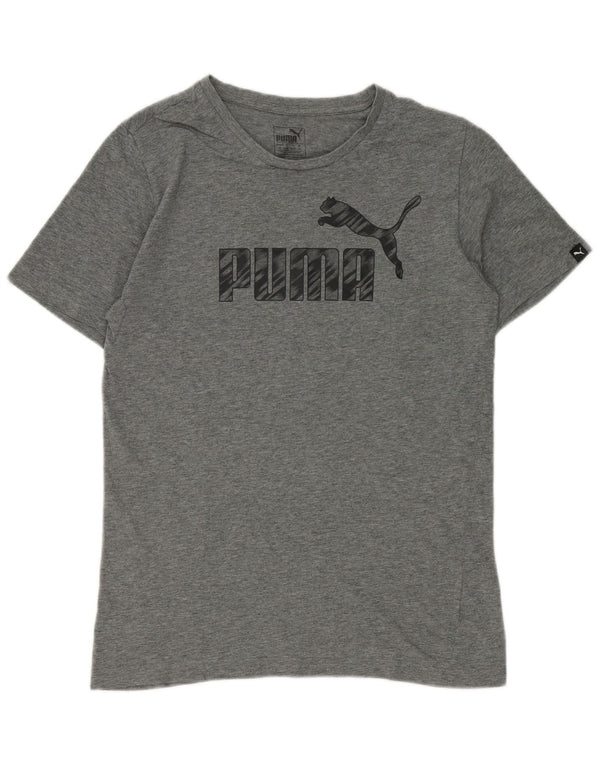 Puma T-Shirt Graphique Homme Petit Gris