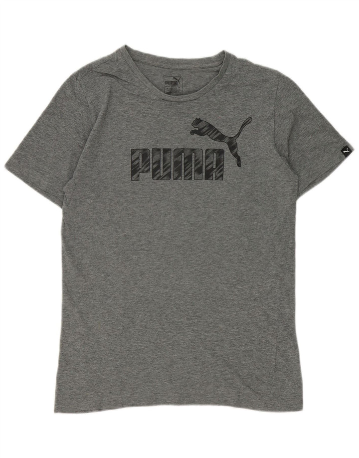 Puma T-Shirt Graphique Homme Petit Gris