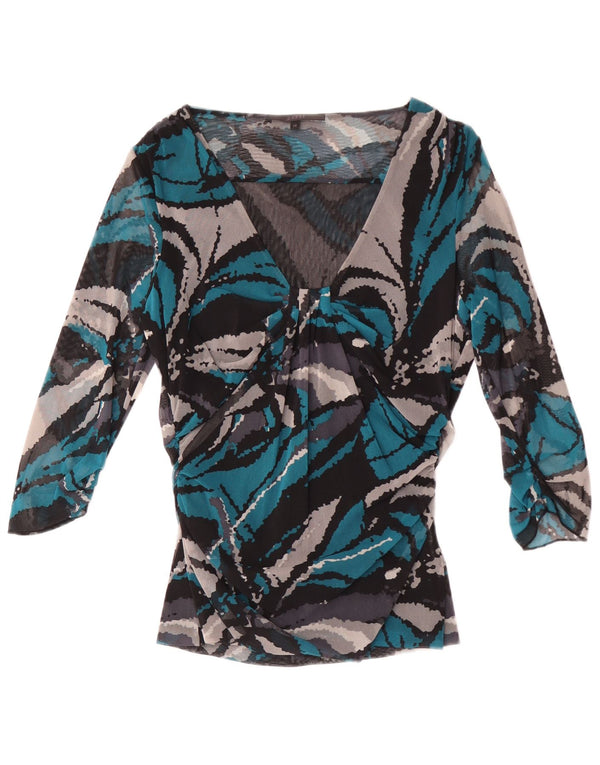 Coast Chemisier à motif abstrait pour femme UK 44 Medium Multicolore