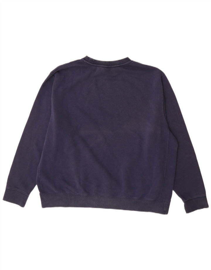 Nike Homme Sweatshirt Jumper XL Bleu Marine Coton