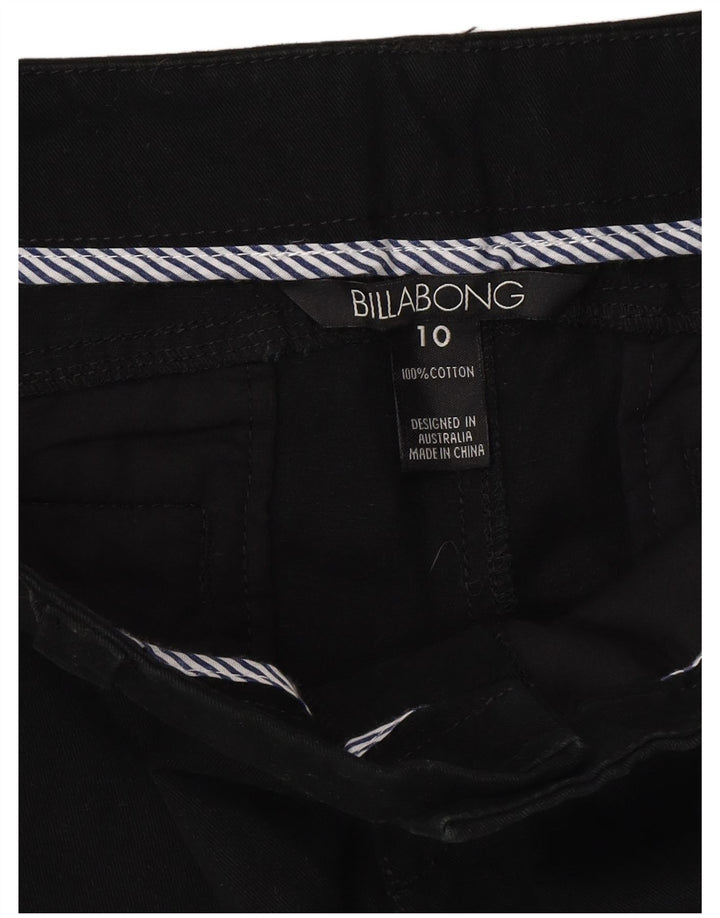 Billabong Womens Hot Pants US 10 Large W32 Coton Noir