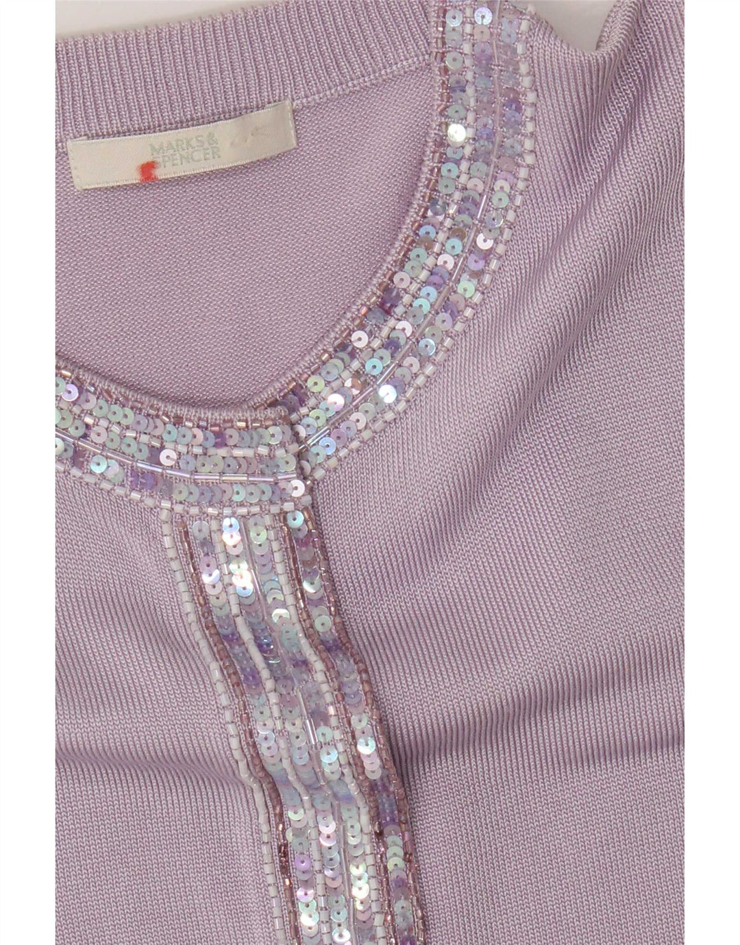 Marks & Spencer Pull cardigan pour femme UK 10 Small Violet