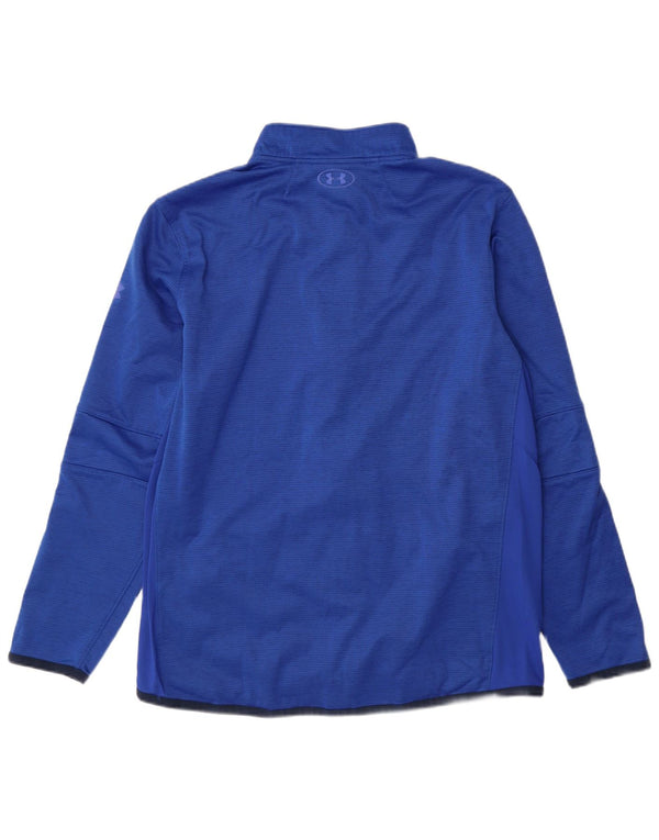 UNDER ARMOUR Veste de survêtement Cold Gear pour hommes UK 42 XL Bleu Polyester