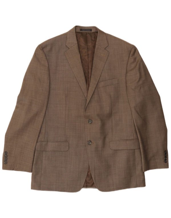 CHAPS Veste Blazer 2 Boutons Homme UK 42 XL Marron