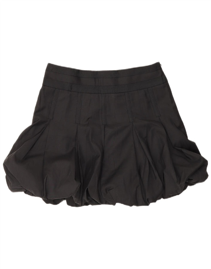 Ted Baker Mini jupe bulle pour femme Taille 3 Medium W32 Laine noire