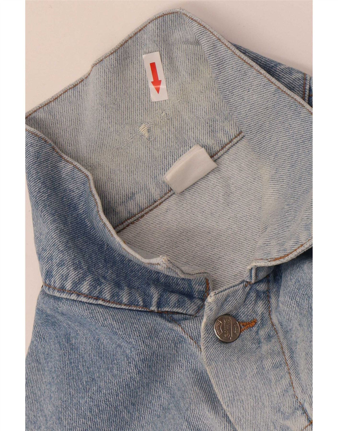 veste en denim homme vintage UK 40 Grand Bleu