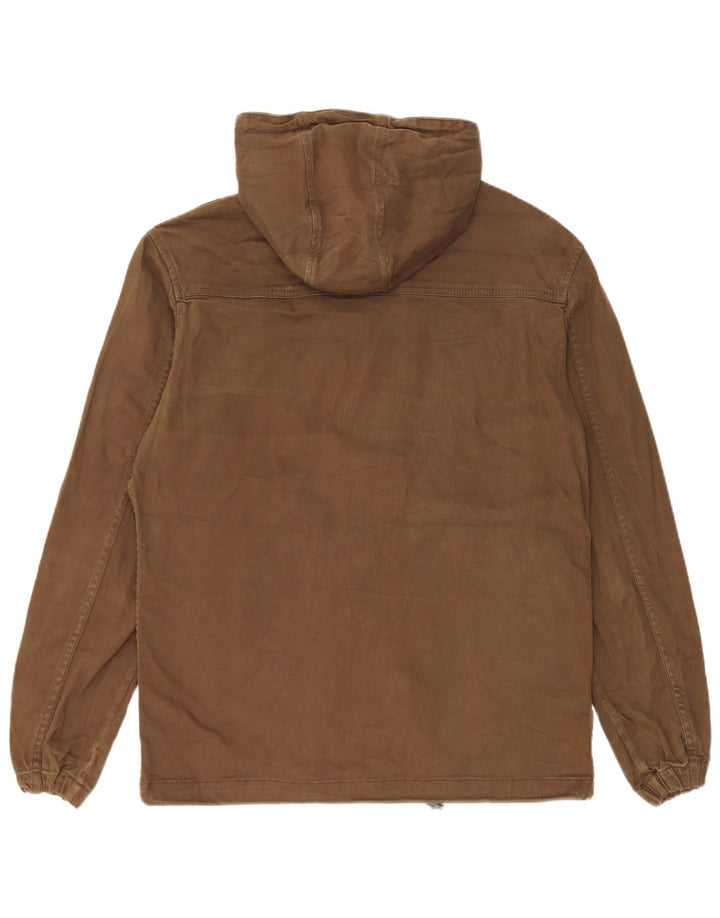 Zara Bomber à capuche pour homme UK 38 en coton kaki moyen