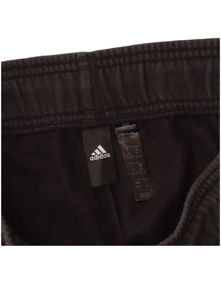 ADIDAS Pantalon de survêtement pour femme UK 4/6 XS Noir Coton