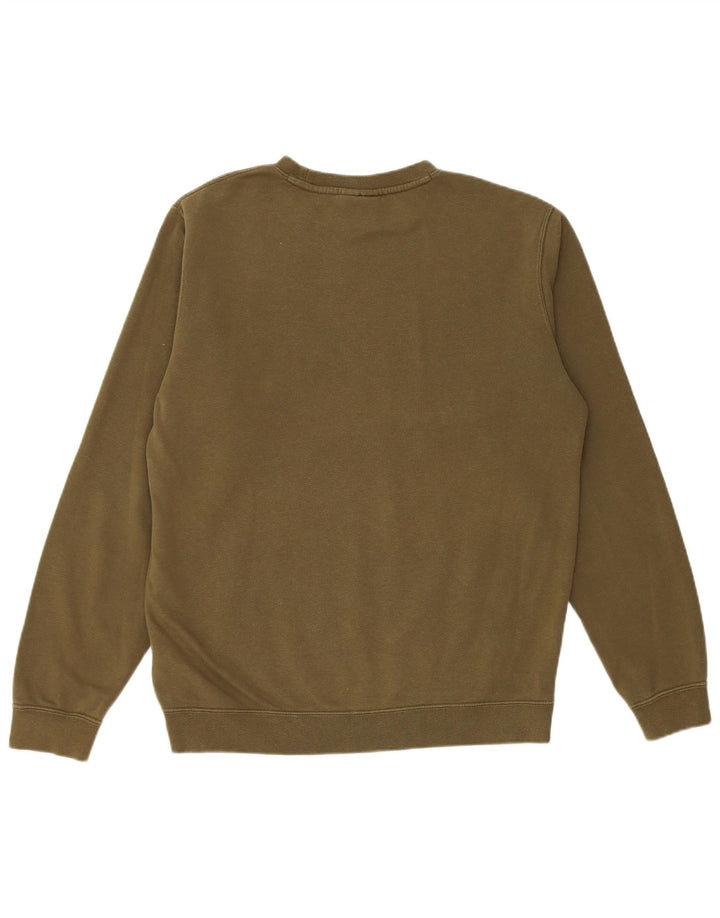 Nike Sweat-shirt graphique en coton kaki moyen pour homme