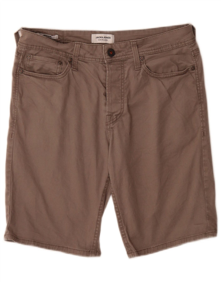 Jack & Jones Short décontracté pour homme Petit W29 Gris Coton