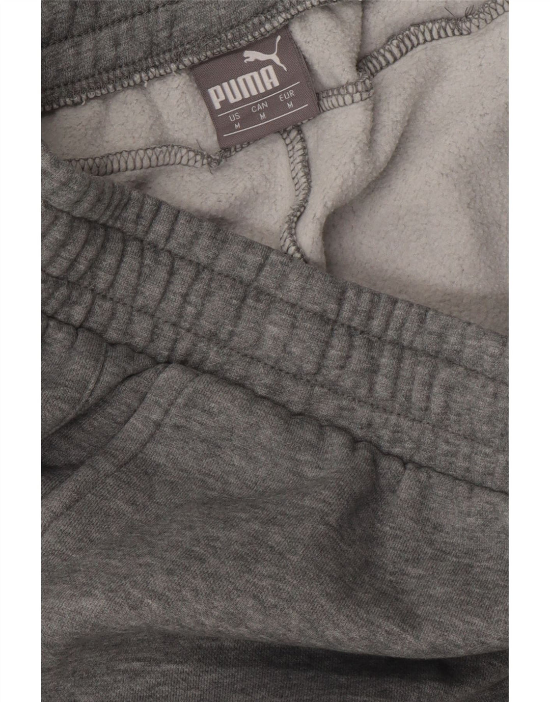 Puma Pantalon de Survêtement Graphique Joggers Homme Gris Moyen Moucheté Coton