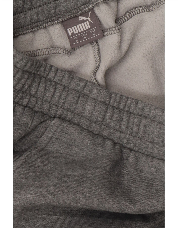 Puma Pantalon de Survêtement Graphique Joggers Homme Gris Moyen Moucheté Coton