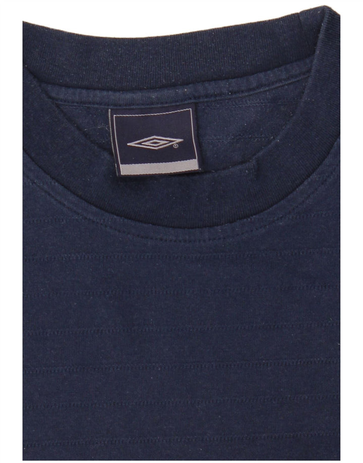 Umbro T-Shirt Homme Bleu Marine Moyen Polyester