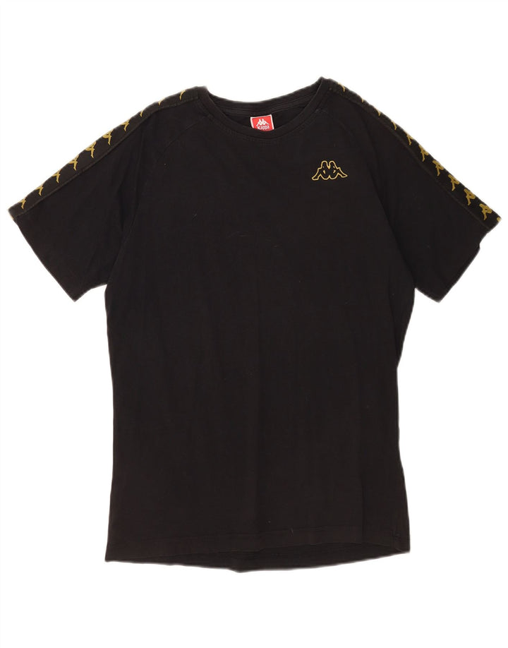 Kappa T-Shirt Graphique Homme Noir Moyen