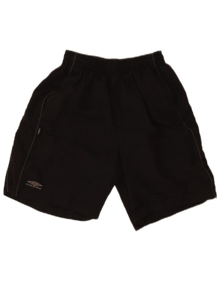 Umbro Short de Sport Homme Noir Moyen Polyester