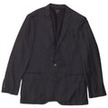 J. CREW Veste blazer Ludlow à 2 boutons pour homme UK 40 Grande laine bleu marine