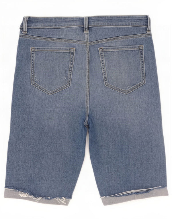 Marks & Spencer Bermuda en détresse pour femme UK 12 Medium W30 Bleu
