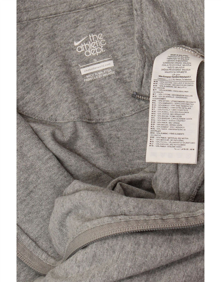 NIKE Veste de survêtement graphique pour hommes, grand coton gris