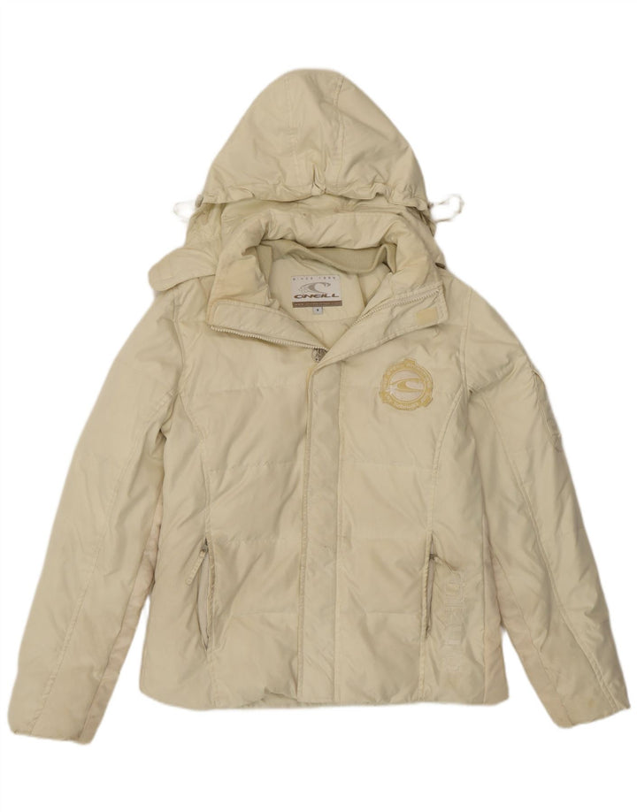 O'Neill Veste matelassée à capuche pour homme UK 36 Small Off White Polyester