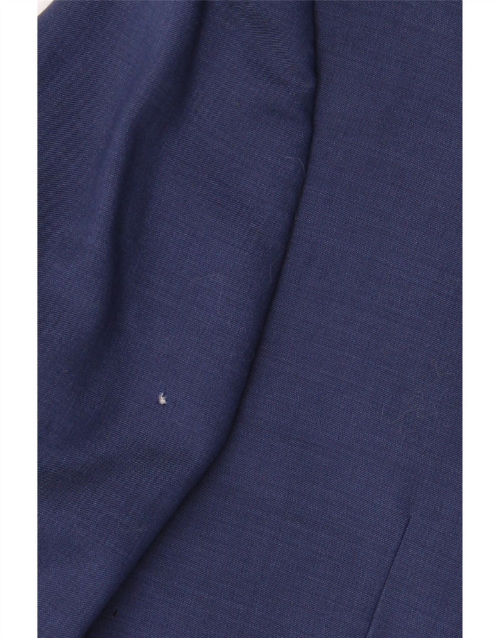 Calvin Klein Veste blazer courte à 2 boutons pour homme UK 38 Bleu marine moyen Laine