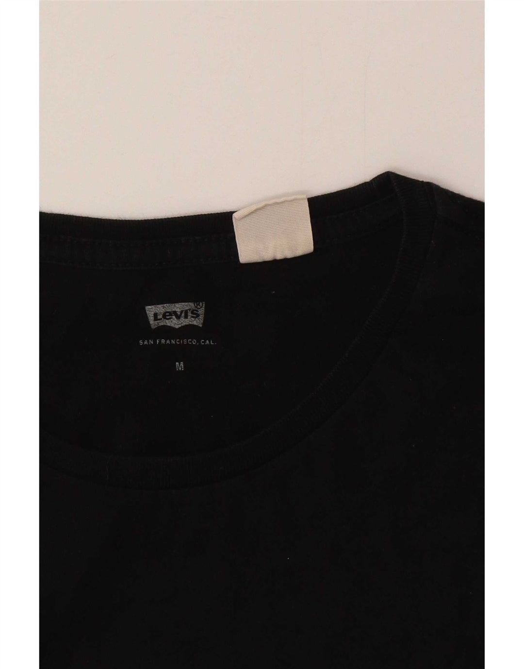 Levi's T-Shirt Femme UK 12 Medium Noir