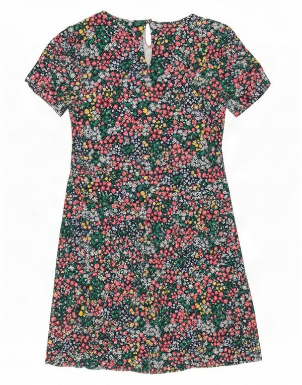 Marks & Spencer Robe trapèze pour femme UK 12 Medium Multicolore Floral