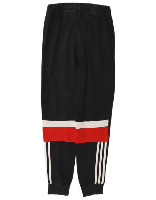 Adidas Pantalon de Survêtement Garçon Joggers 13-14 ans Noir Colourblock Coton