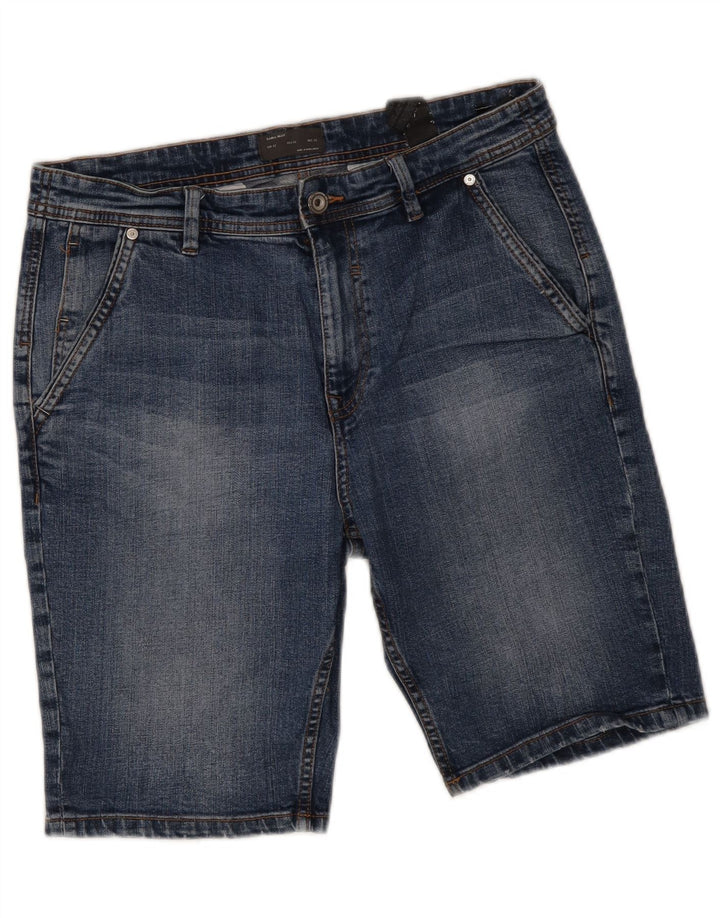 Zara Short en jean pour homme EU 42 Large W32 Bleu