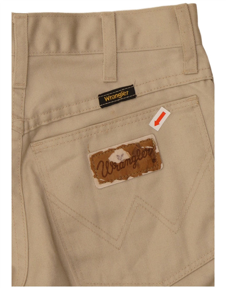 WRANGLER Pantalon décontracté Bootcut Femme W26 L32 Coton Beige