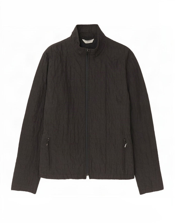 Marks & Spencer Veste matelassée pour femme UK 14 Gris moyen Polyester