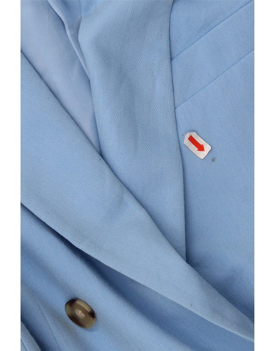 ZARA Femme Blazer Double Boutonnage Veste UK 6 XS Bleu Polyester