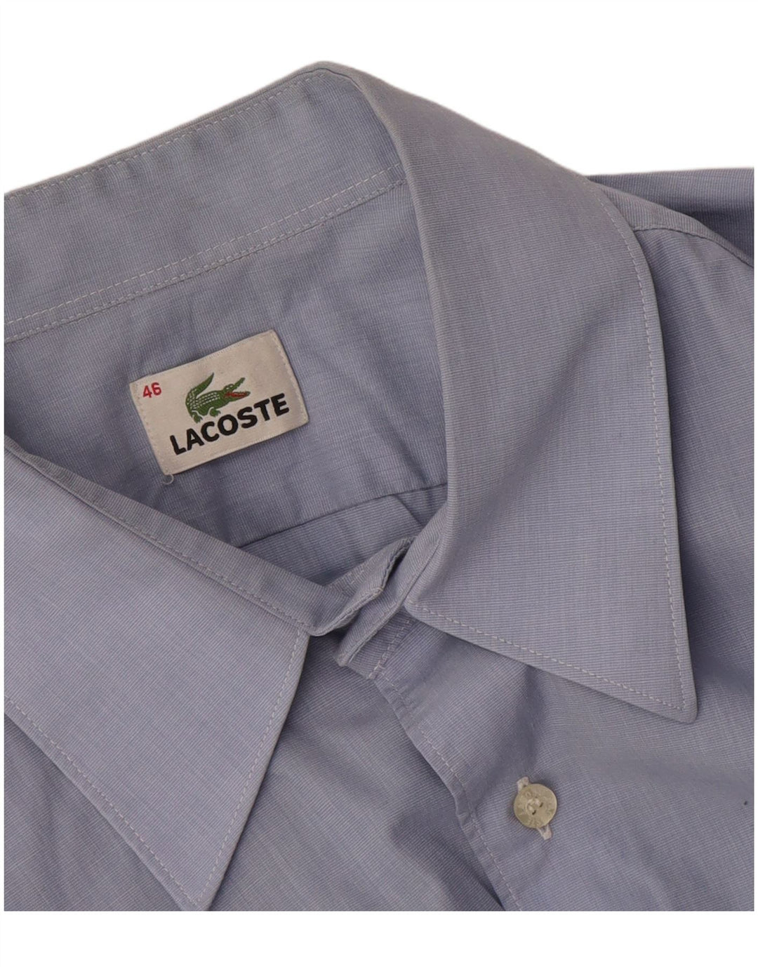 Lacoste Chemise Homme Taille 46 2XL Bleu