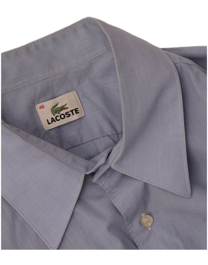 Lacoste Chemise Homme Taille 46 2XL Bleu