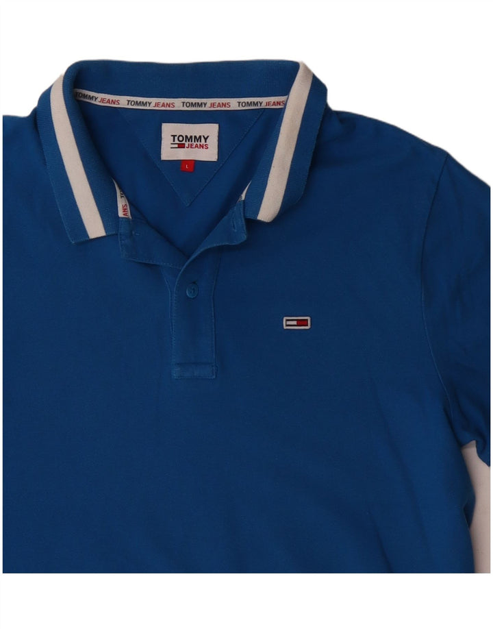 Tommy Hilfiger Polo Homme Grand Bleu Coton
