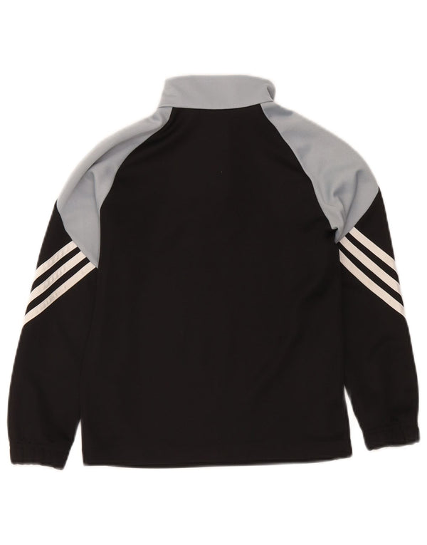 Adidas Climalite Pull Survêtement Top Garçon 7-8 Ans Petit Noir