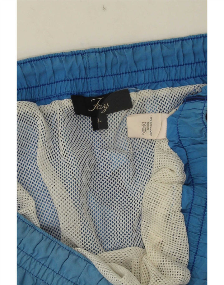 Fay Short de Bain Homme Large Bleu Polyamide