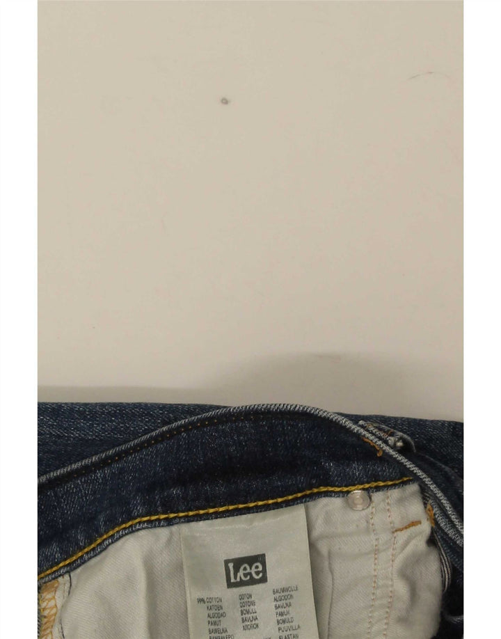 Lee Powell Jean slim vieilli W32 L34 en coton bleu pour homme