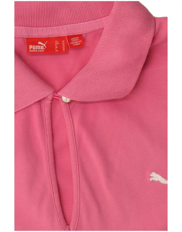 PUMA Polo Femme UK 12 Rose Moyen