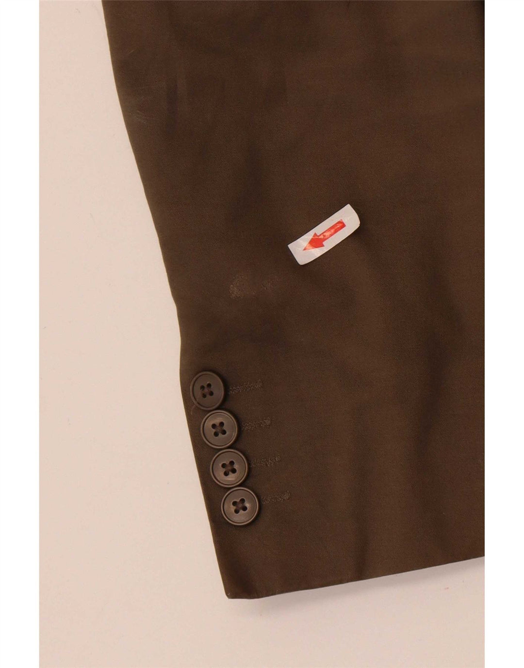 Marks & Spencer Veste blazer à 2 boutons pour homme UK 40 en coton kaki moyen