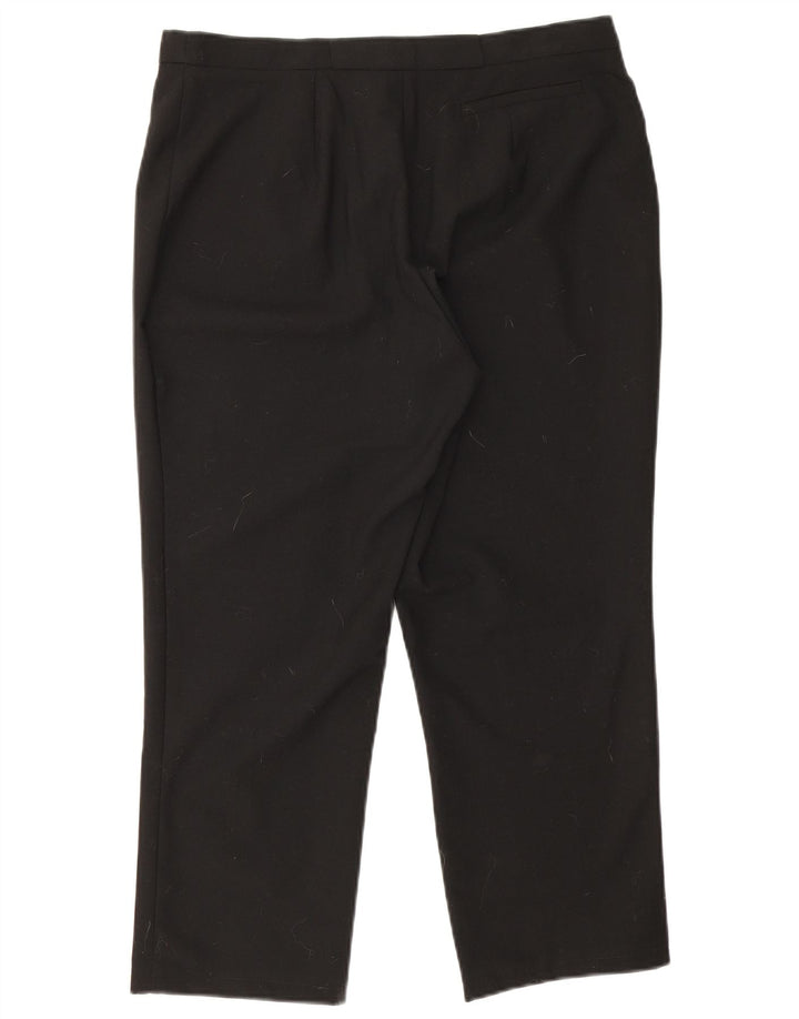 Marella Pantalon Court Droit Femme W32 L23 Noir
