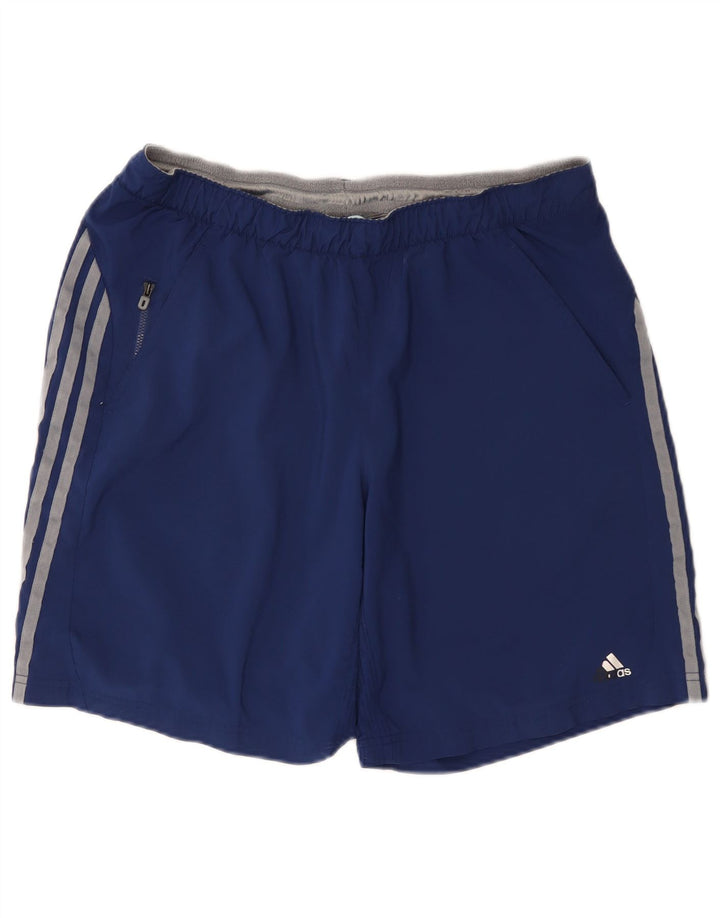 Adidas Hommes Climacool Sport Shorts Grand Bleu Polyester