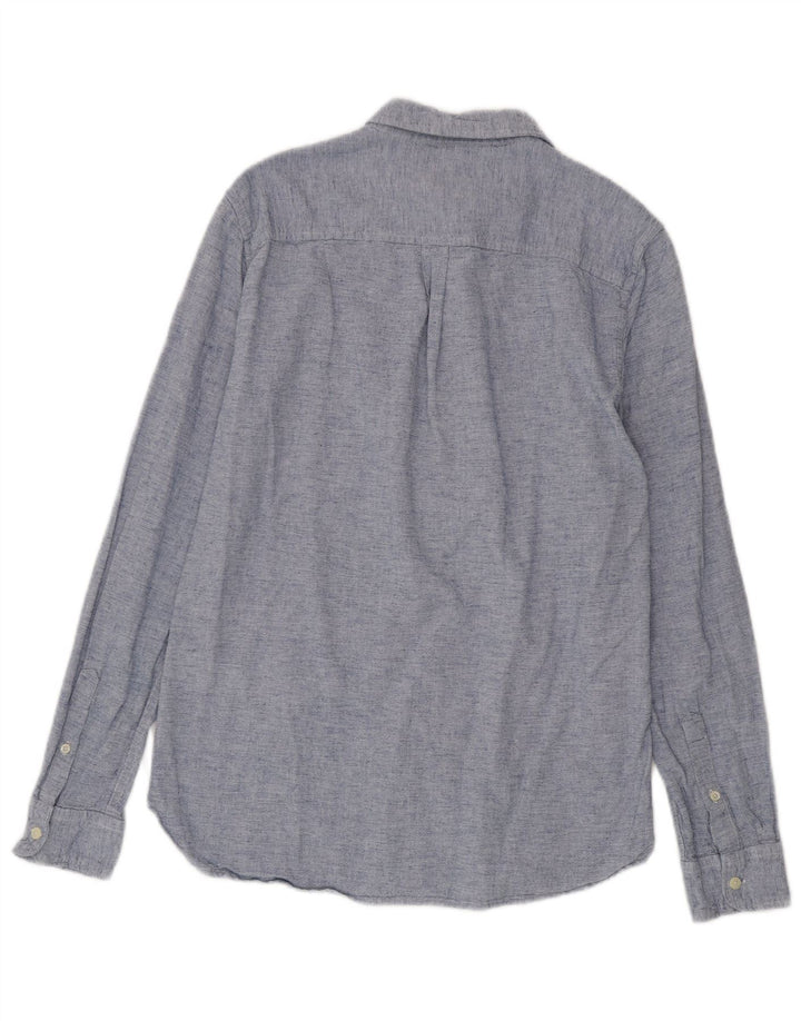 Superdry Chemise Regular Fit Homme Bleu Coton