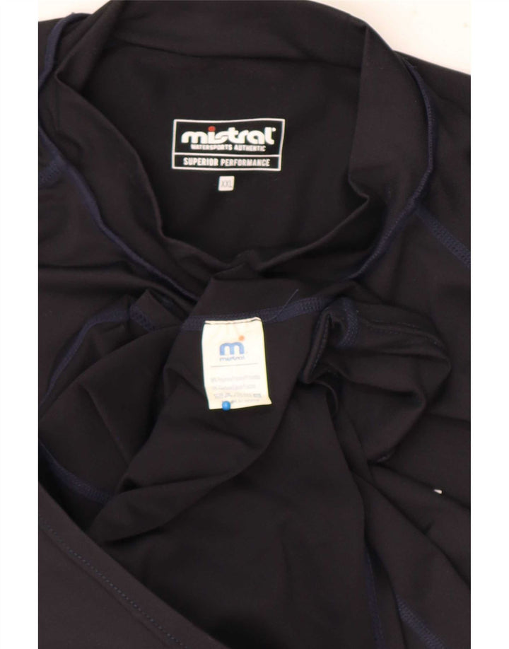 Mistral Garçon T-Shirt Graphique Top 13-14 ans 2XL Bleu Marine Polyester
