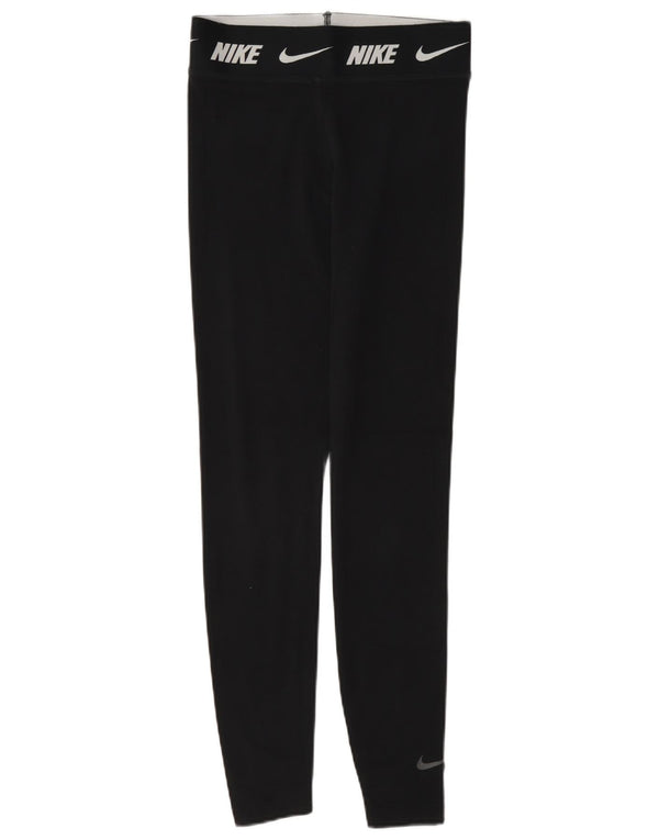 Nike Legging coupe slim graphique pour femme UK 6 XS Coton noir