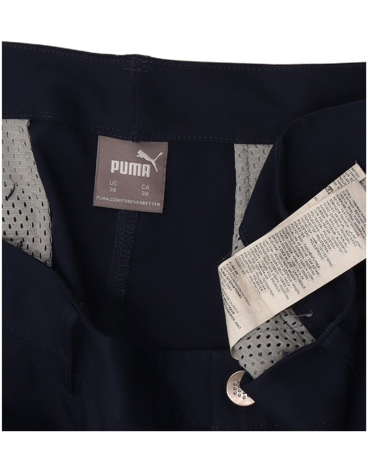 Puma Short Chino Homme W38 XL Bleu Marine Polyester