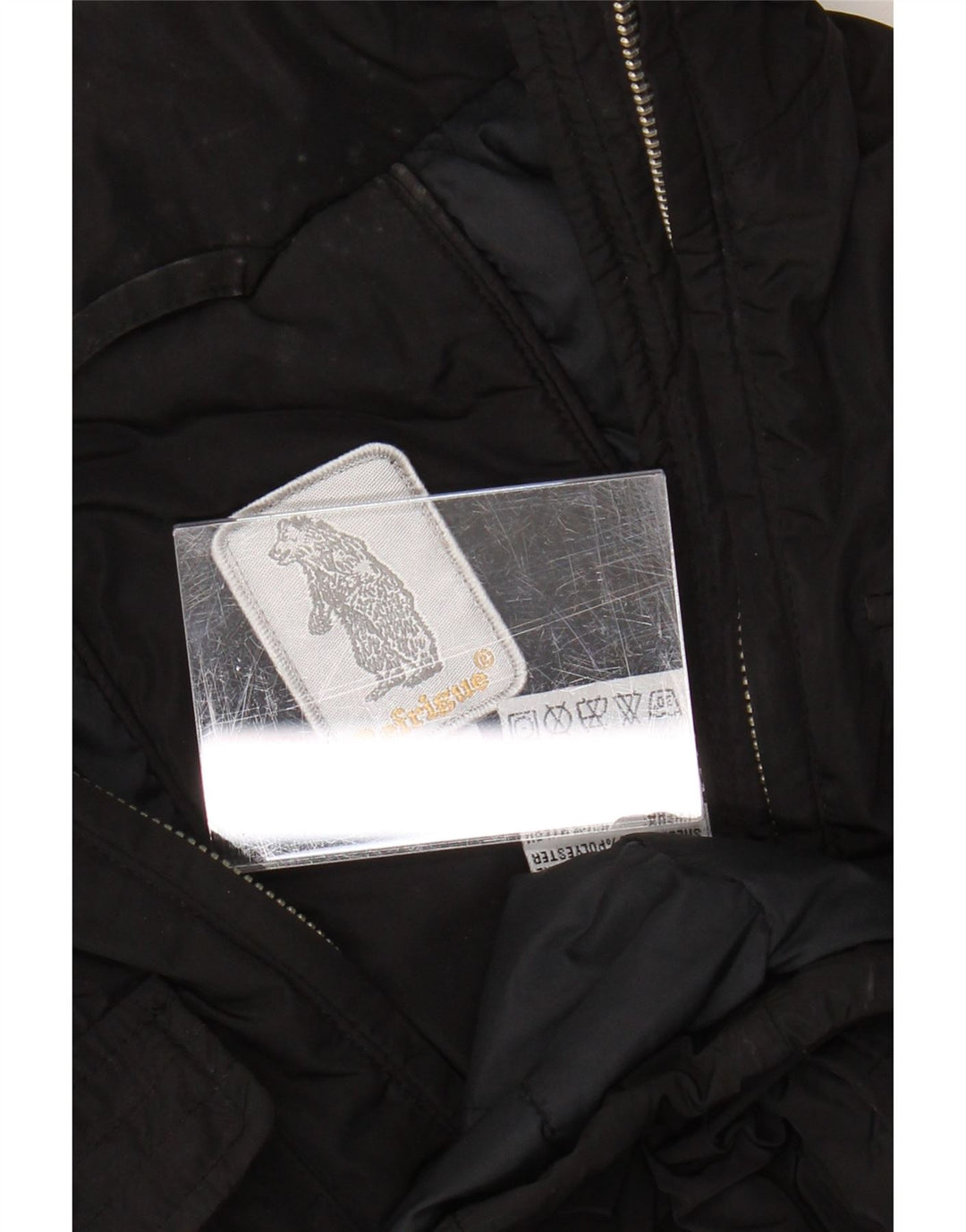 Refrigue Veste coupe-vent pour femme UK 12 Medium Noir Polyester