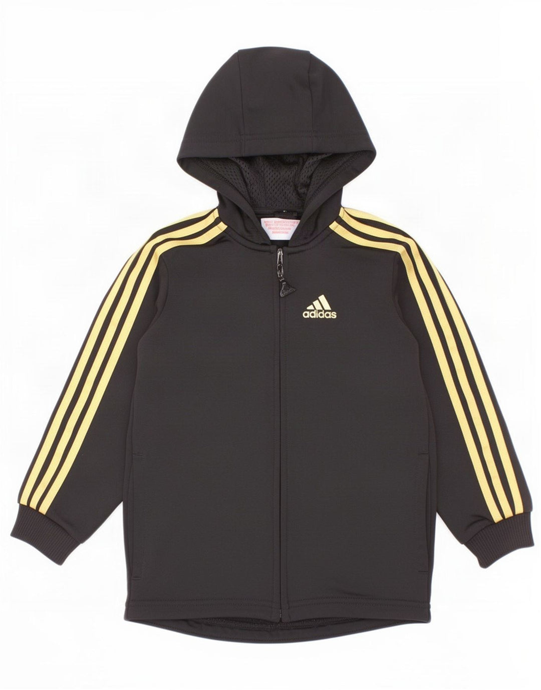 Adidas Pull à capuche zippé pour garçon 2-3 ans Noir Polyester