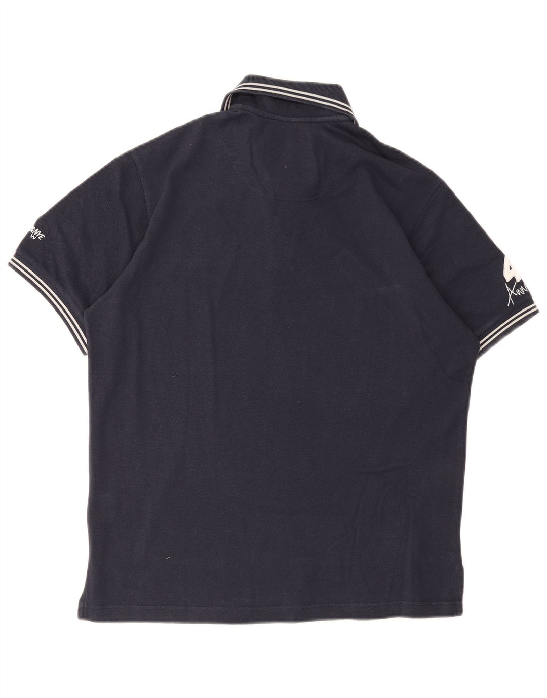Murphy & Nye Polo Graphique Homme Bleu Marine Moyen Coton